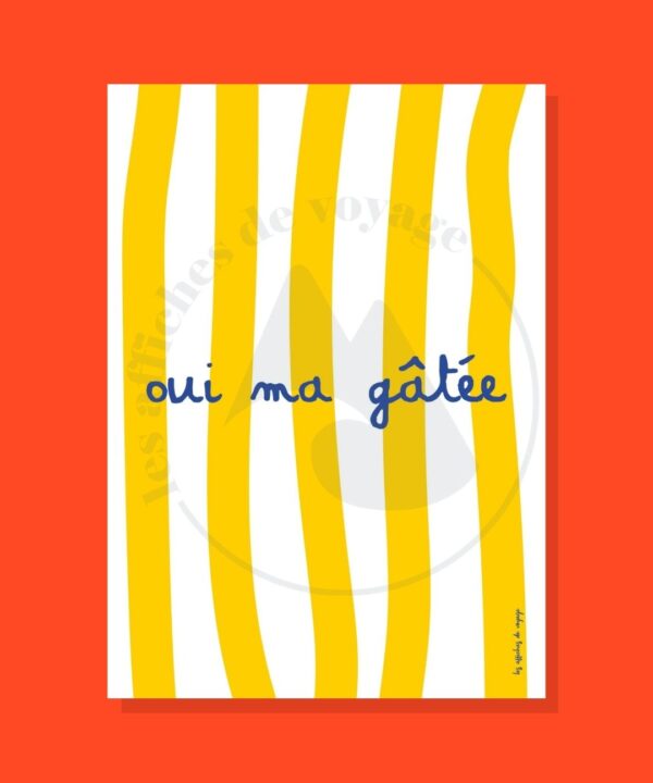 Affiche Oui ma gâtée