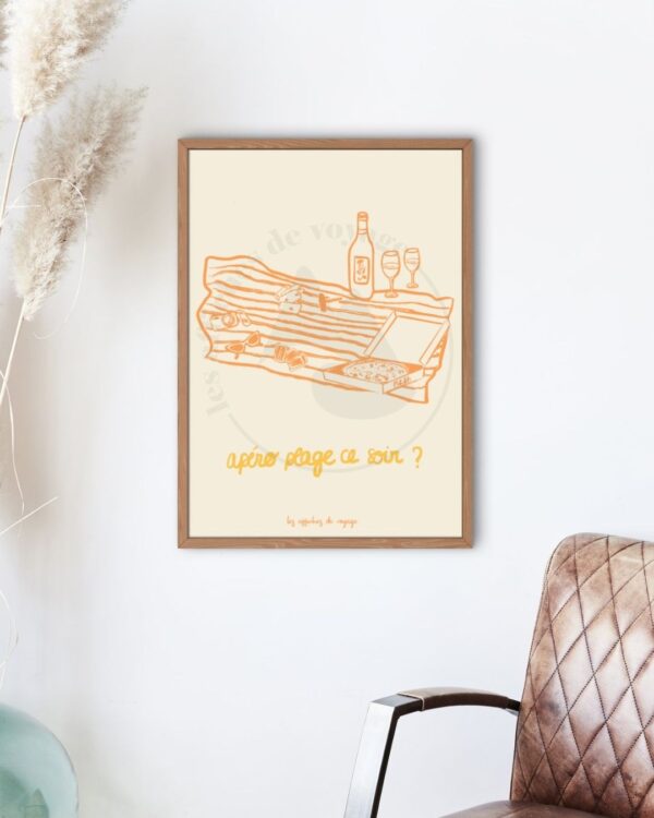 Affiche Apéro plage – Image 3