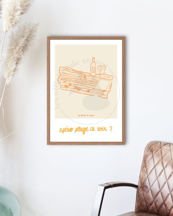 Affiche Apéro plage – Image 3