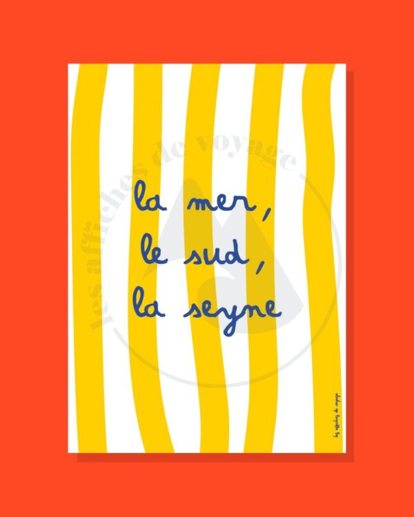 Affiche La mer, le Sud, La Seyne