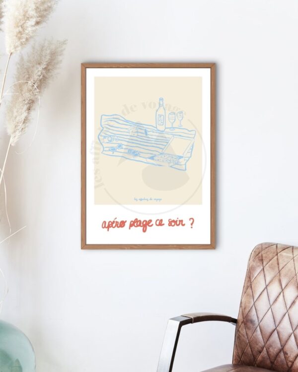 Affiche Apéro plage – Image 4