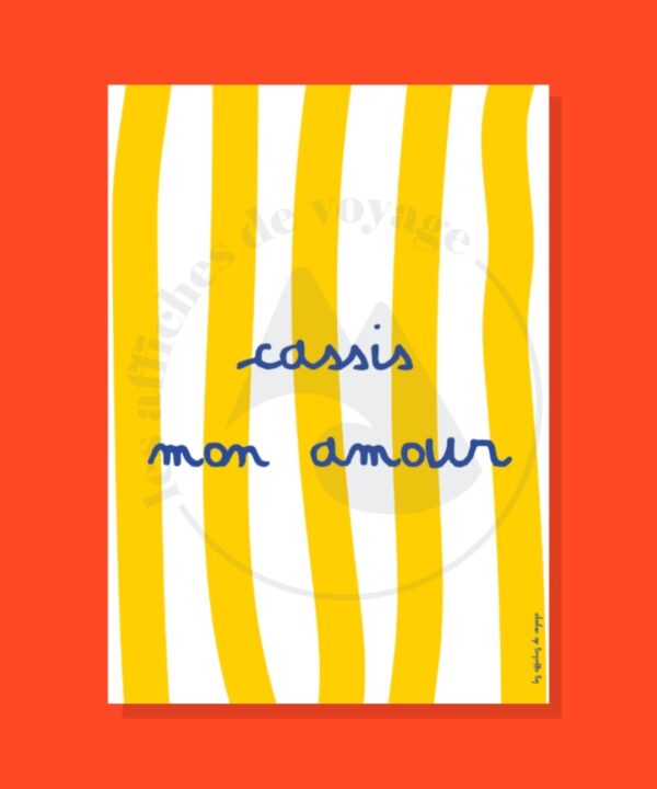 Affiche Cassis mon amour