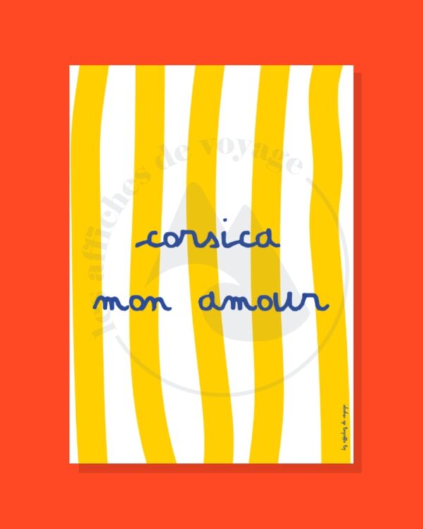 Affiche Corsica mon amour