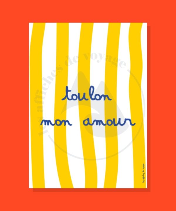 Affiche Toulon mon amour