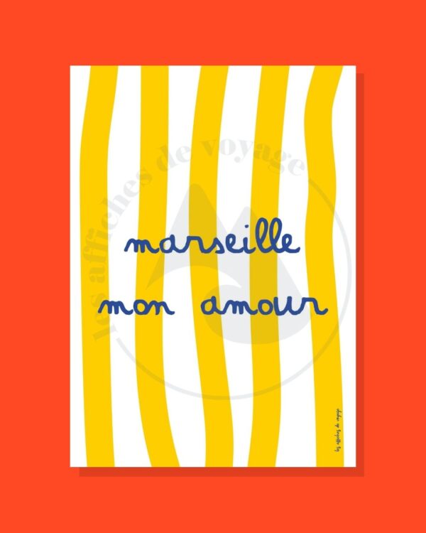 Affiche Marseille mon amour