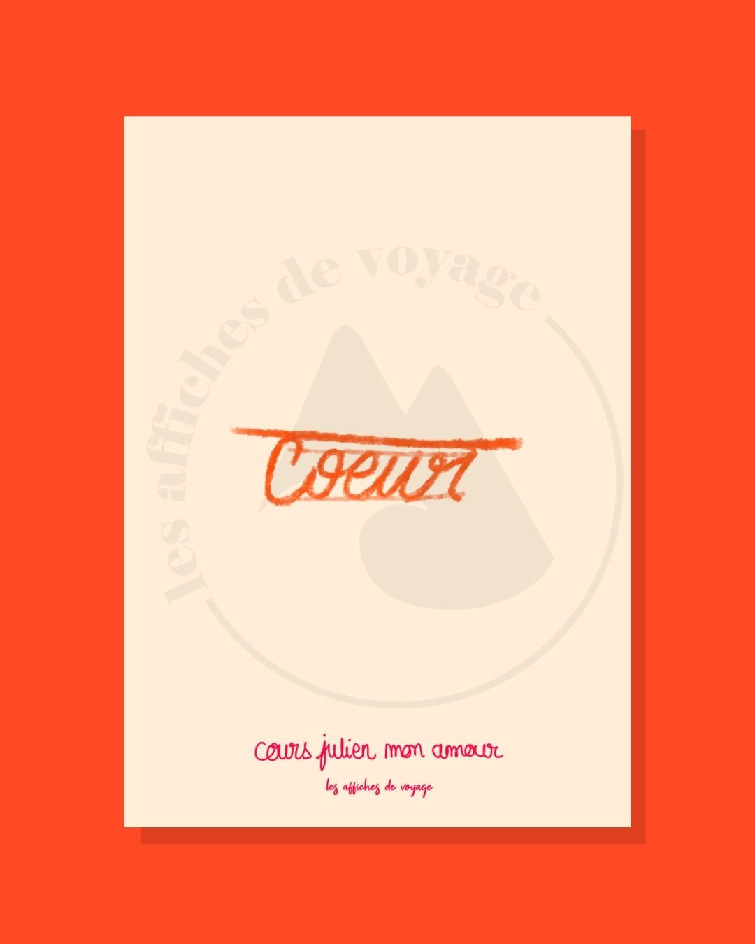 Affiche Cours Julien Mot suspendu