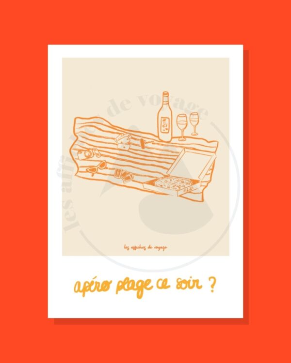 Affiche Apéro plage – Image 2