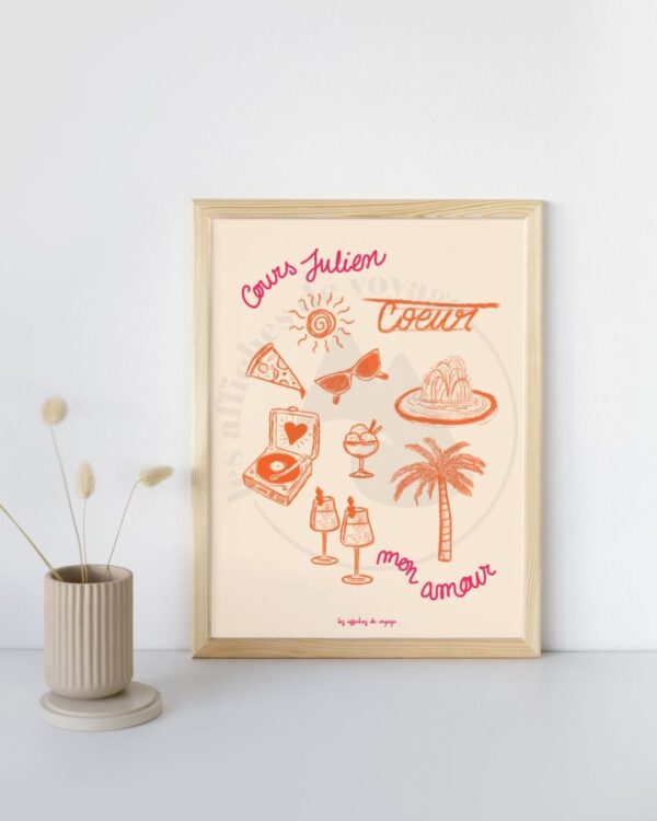 Affiche Cours Julien Mon amour – Image 2