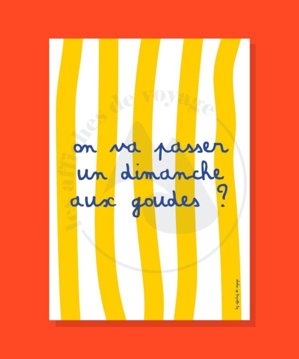 Affiche On va passer un dimanche aux Goudes