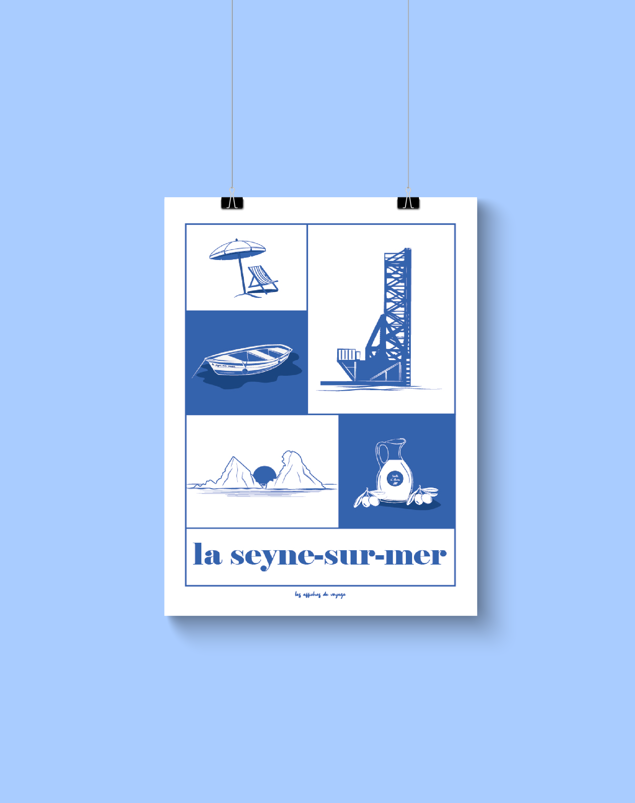 la seyne sur mer symboles poster