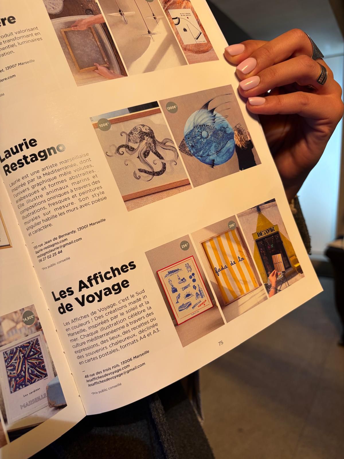 Les Affiches de Voyage dans le catalogue Fabriqué à Marseille